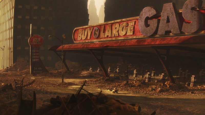 Abandoned Gas Station — Brown