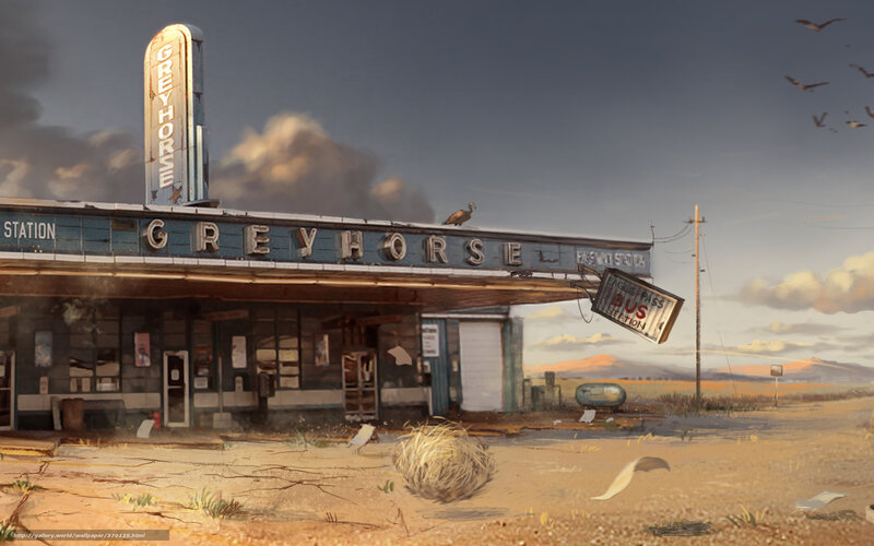 Abandoned Greyhorse Bus Station