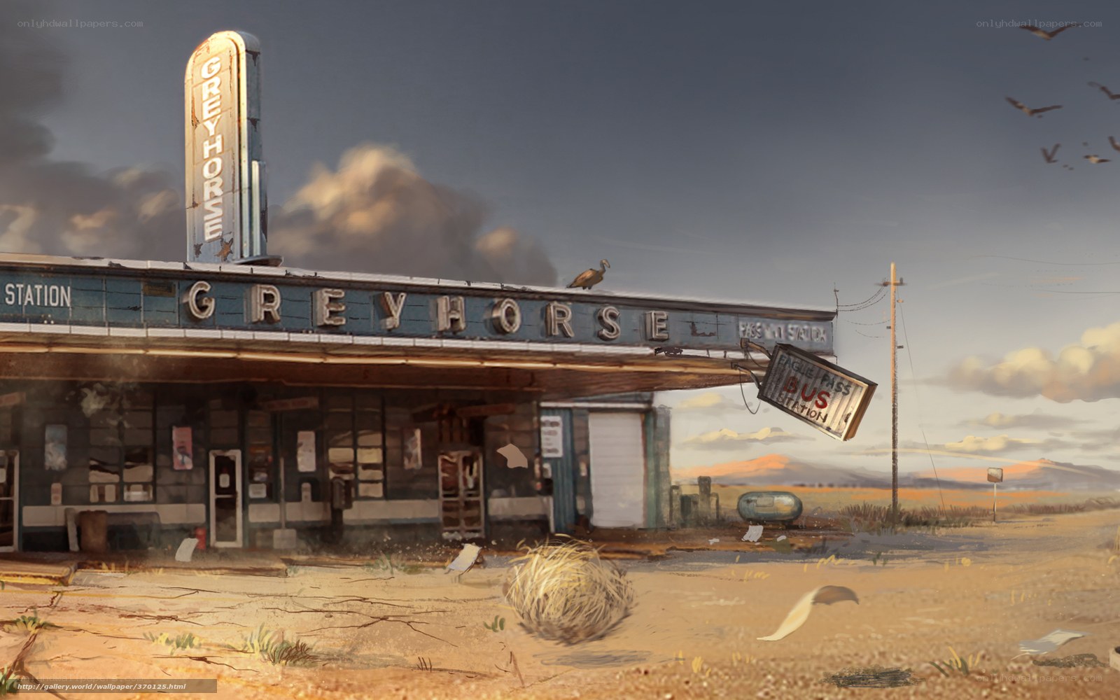 Abandoned Greyhorse Bus Station