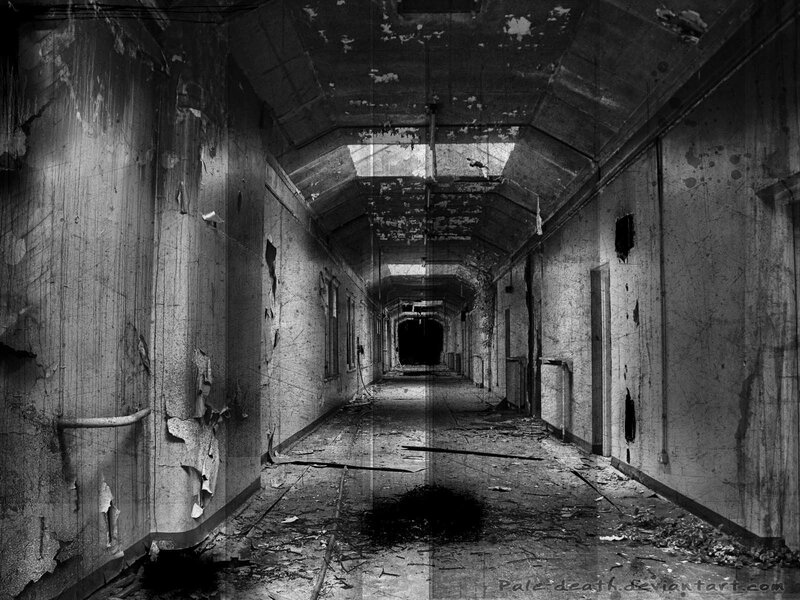 Abandoned Hallway — Black