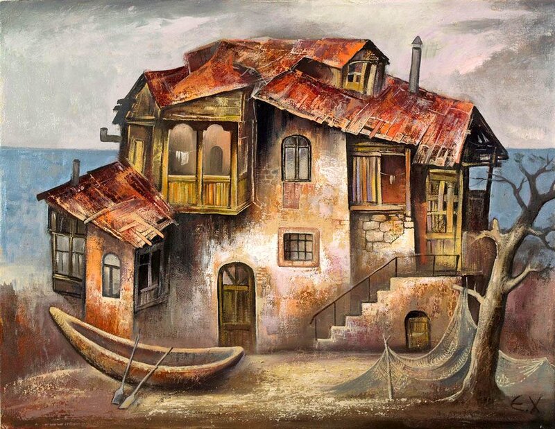 Abandoned House by Sea