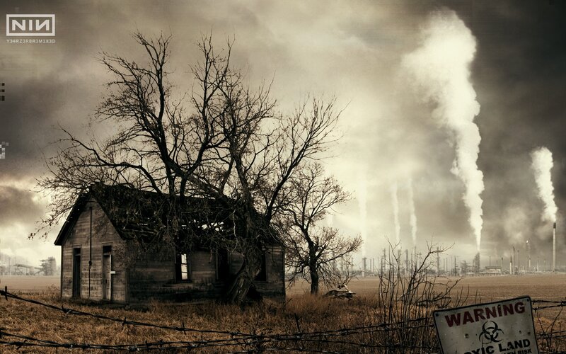 Abandoned House in Field — Brown, Dramatic