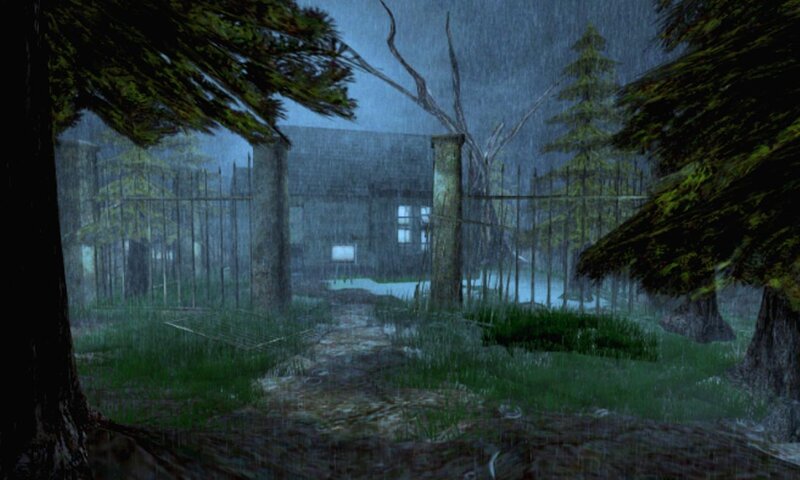 Abandoned House in Forest — Green, Dreary