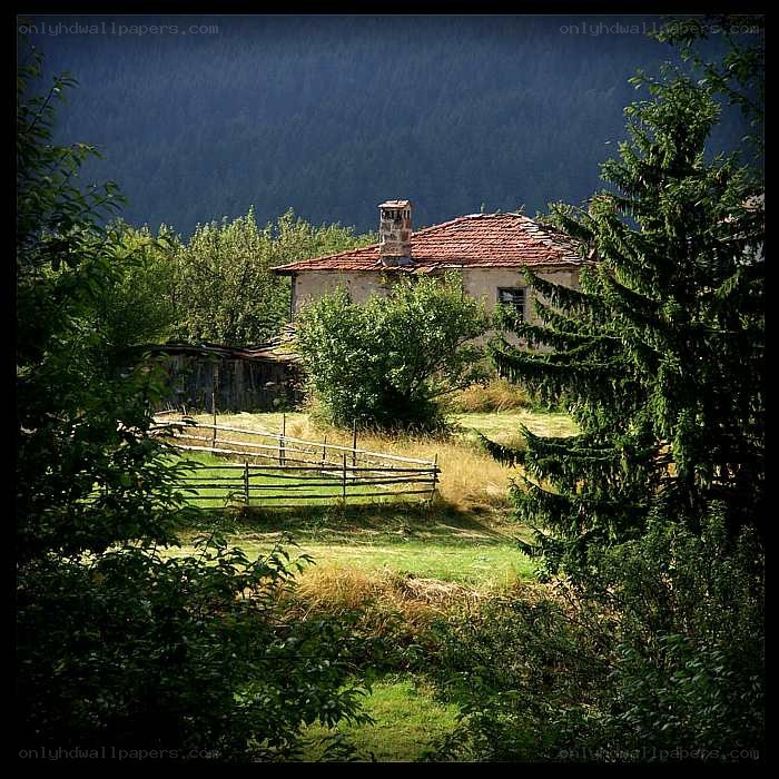 Abandoned house in the mountains