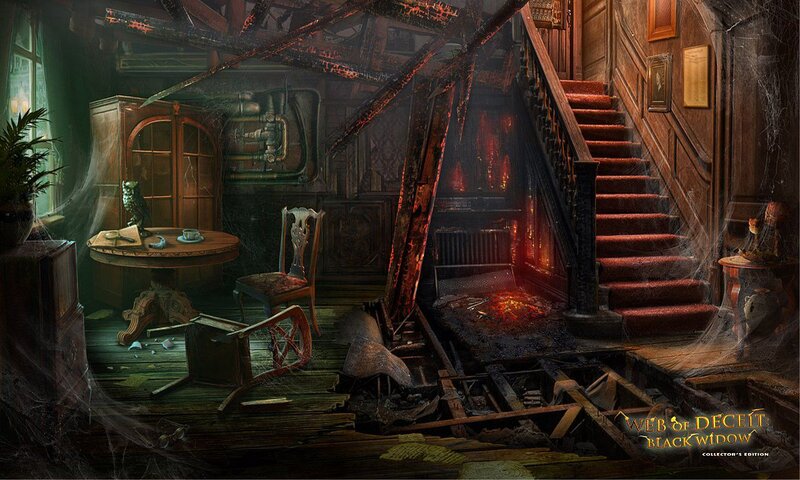 Abandoned House Interior — Brown, Dark, Eerie