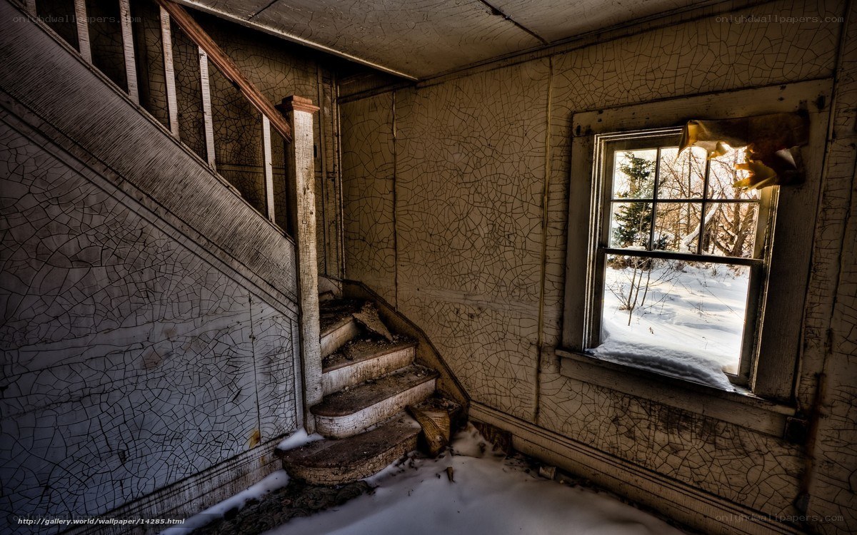 Abandoned house interior