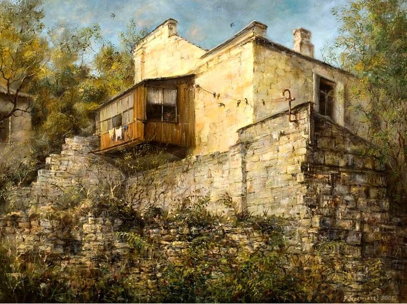 Abandoned House on Hillside