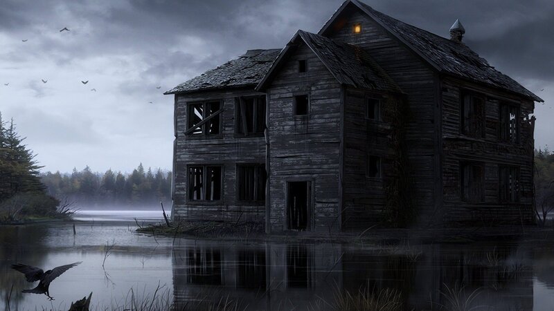 Abandoned House on Lake