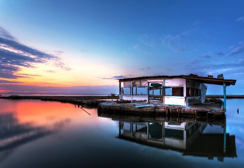 Abandoned Houseboat