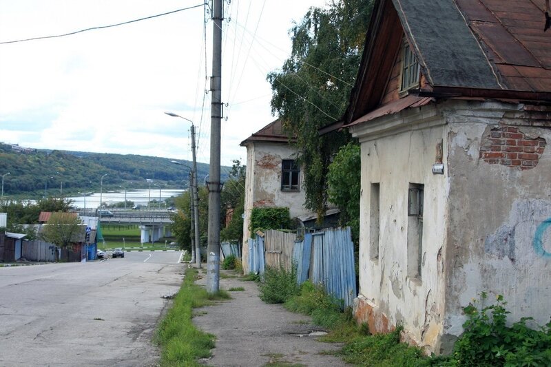 Abandoned Houses by River
