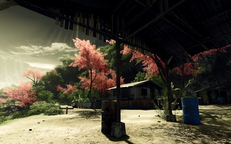 Abandoned Hut in Forest — Green, Dramatic