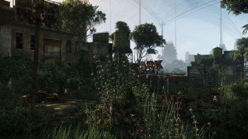 Abandoned Industrial Area — Green