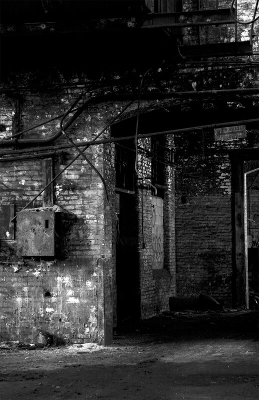 abandoned industrial building