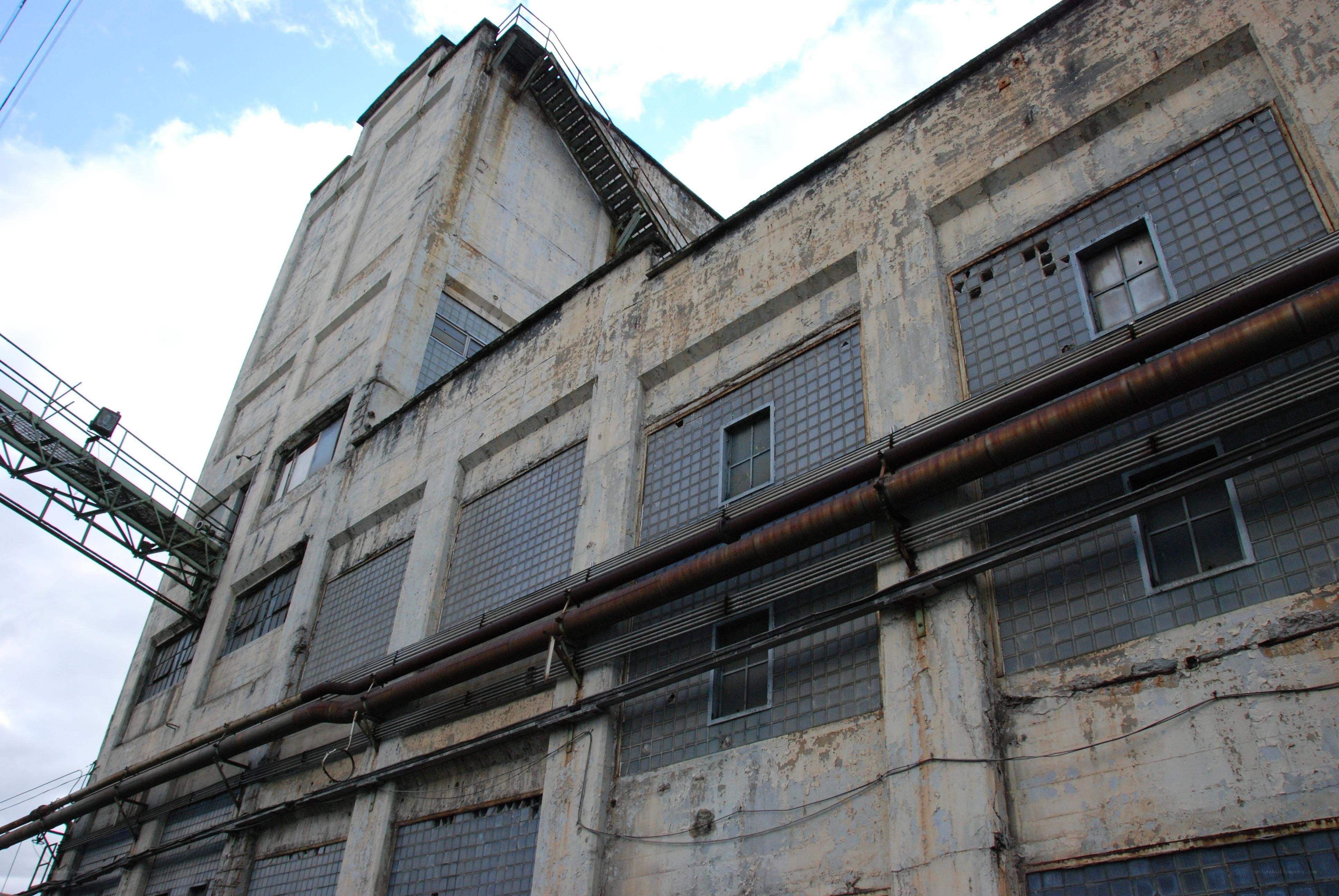 abandoned industrial building