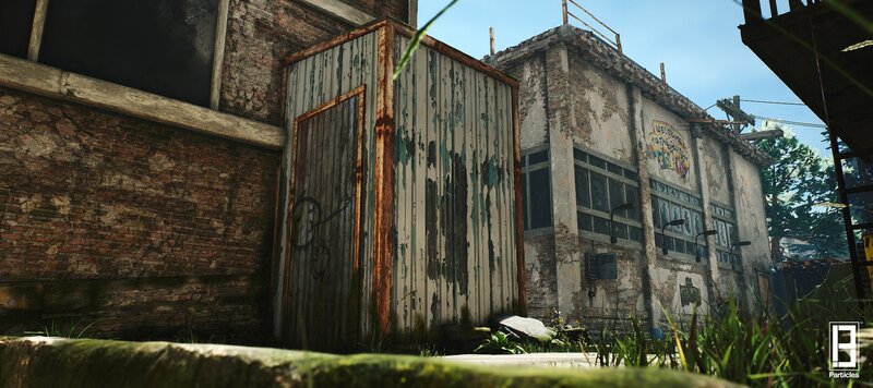 Abandoned Industrial Building — Brown