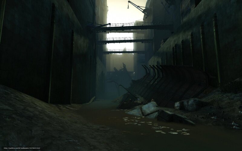abandoned industrial canal