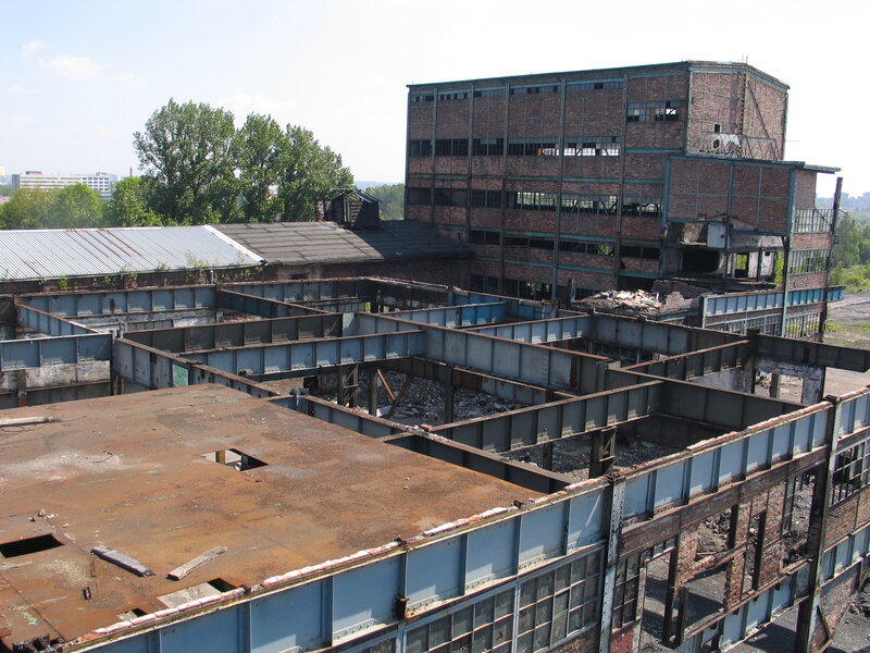 Abandoned industrial complex