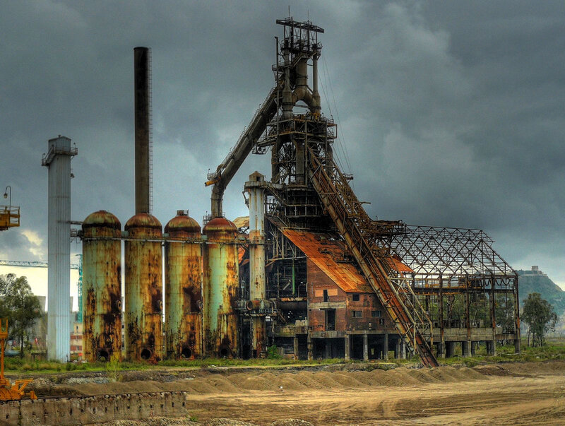 Abandoned industrial complex