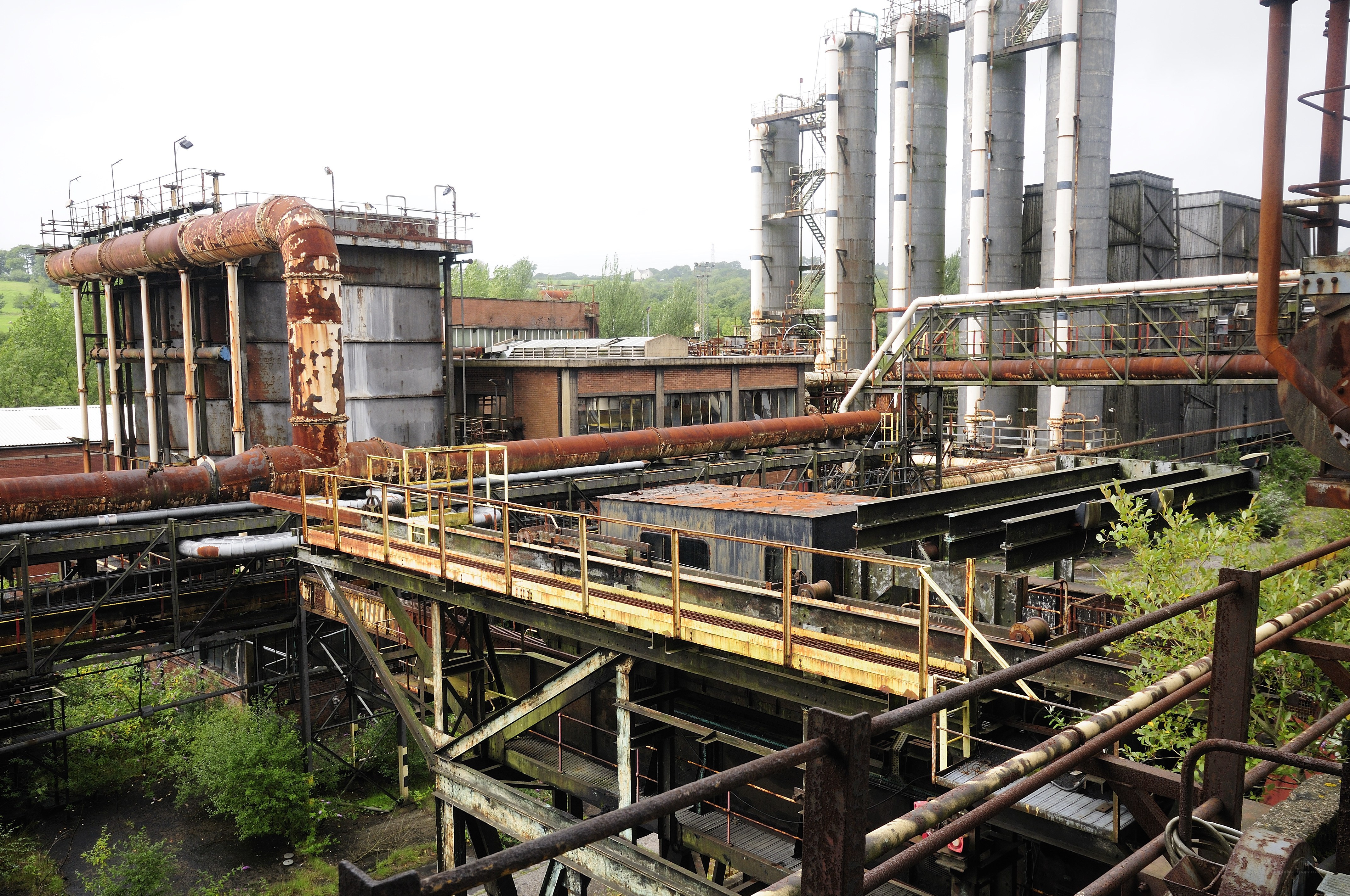 Abandoned industrial complex
