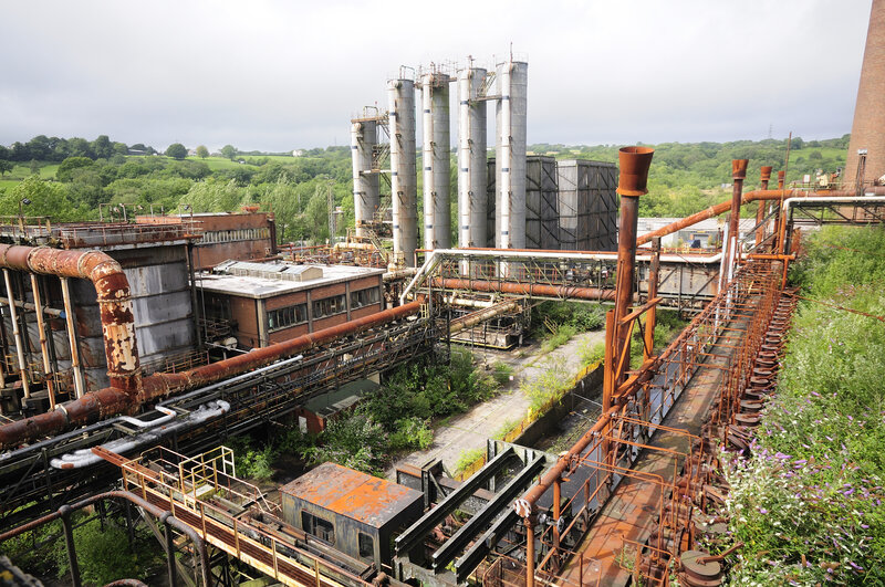 Abandoned industrial complex