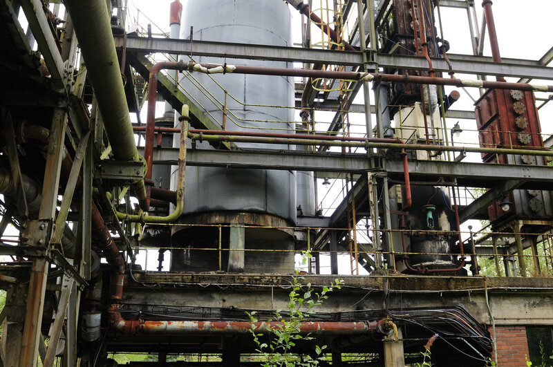 abandoned industrial complex