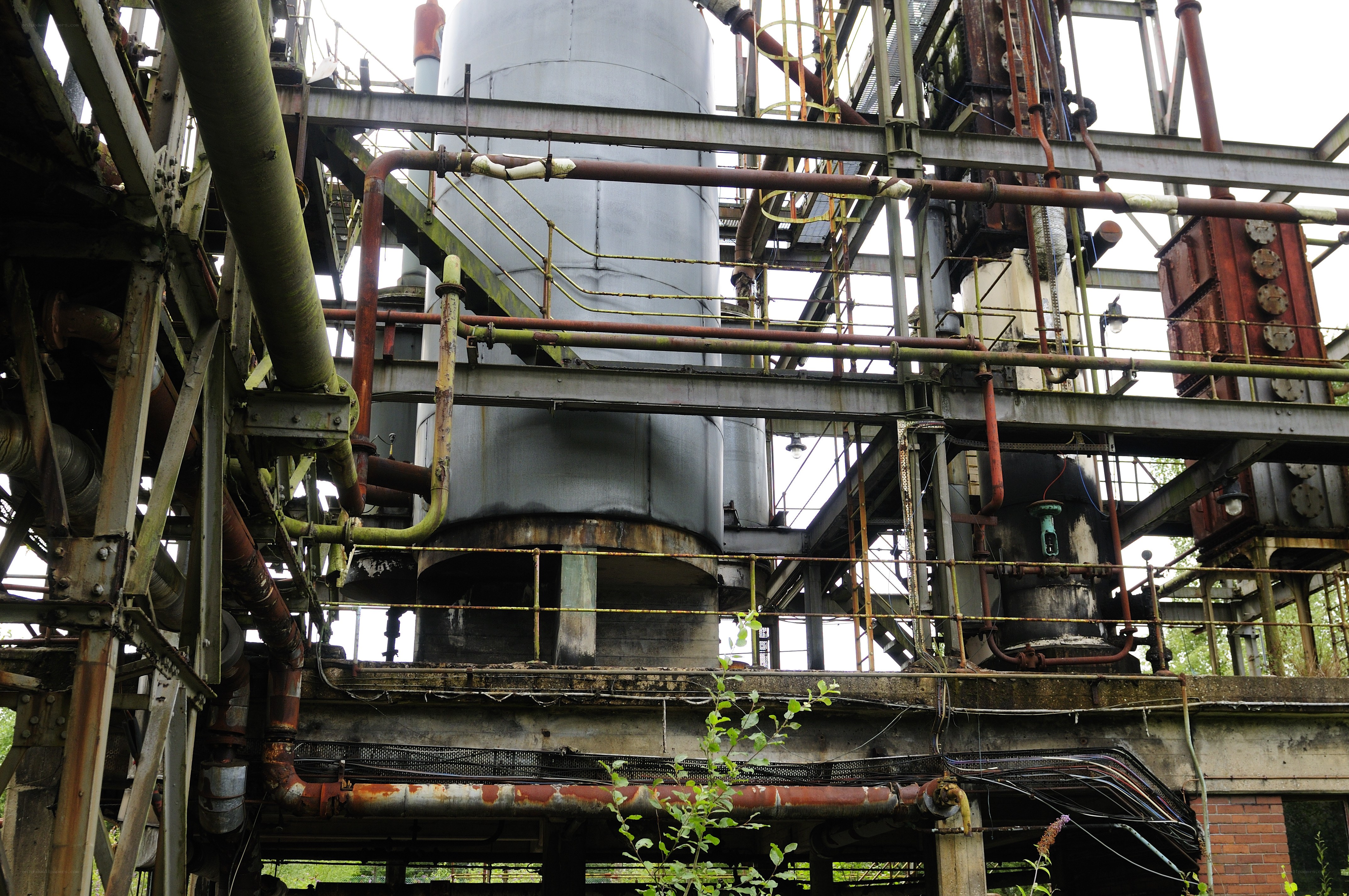 abandoned industrial complex