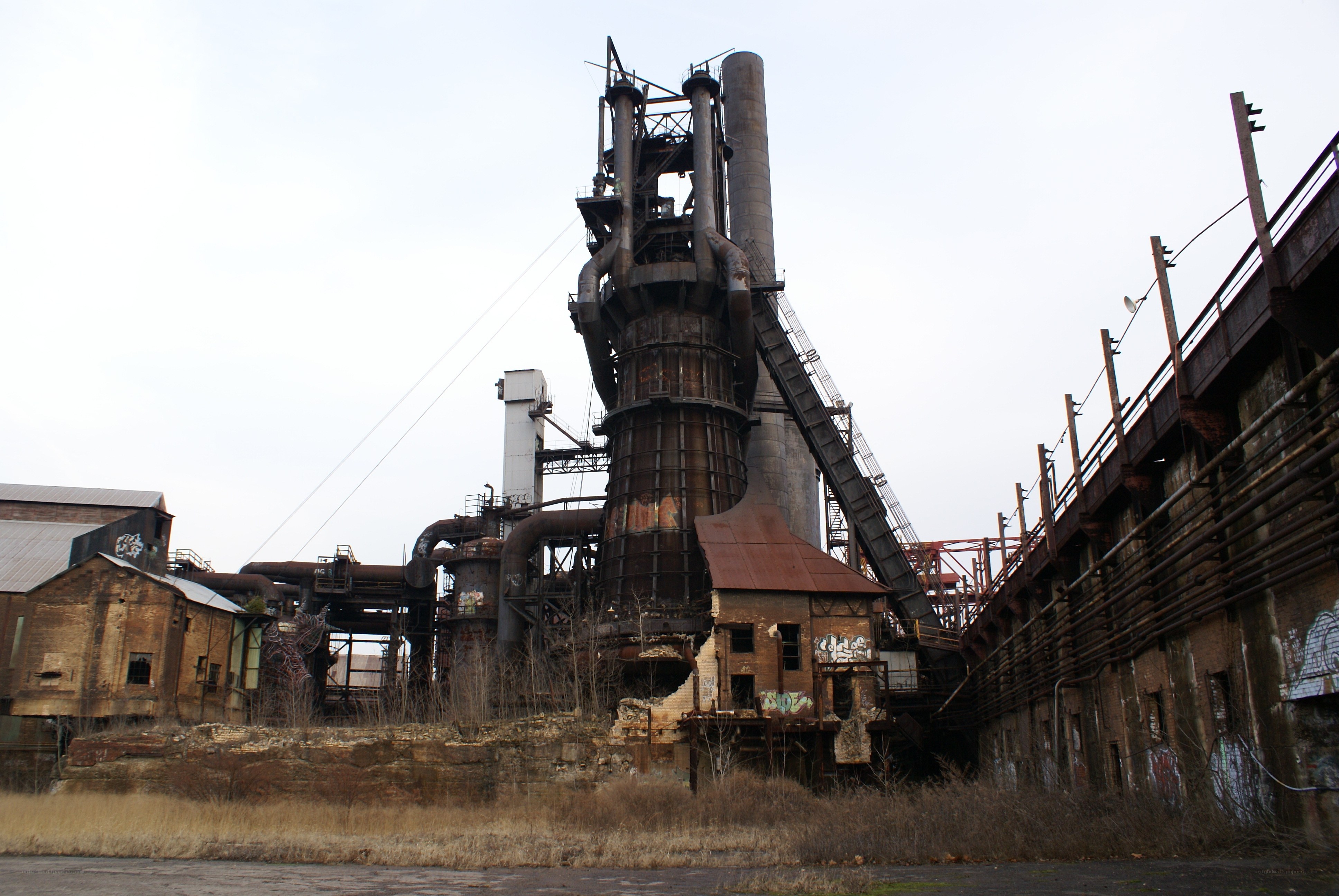 abandoned industrial complex