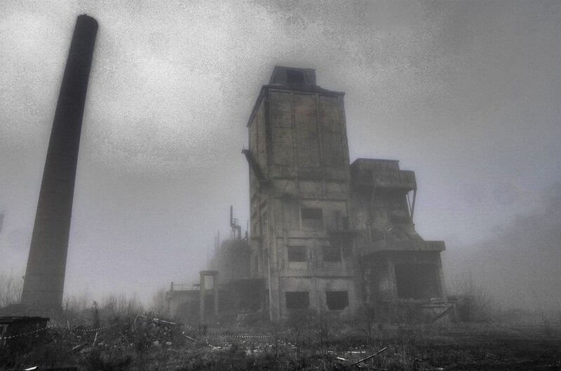 Abandoned industrial complex