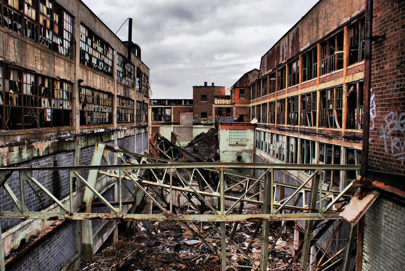 Abandoned industrial complex