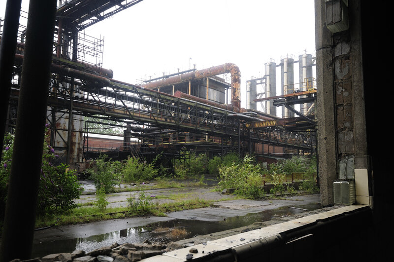 Abandoned industrial complex