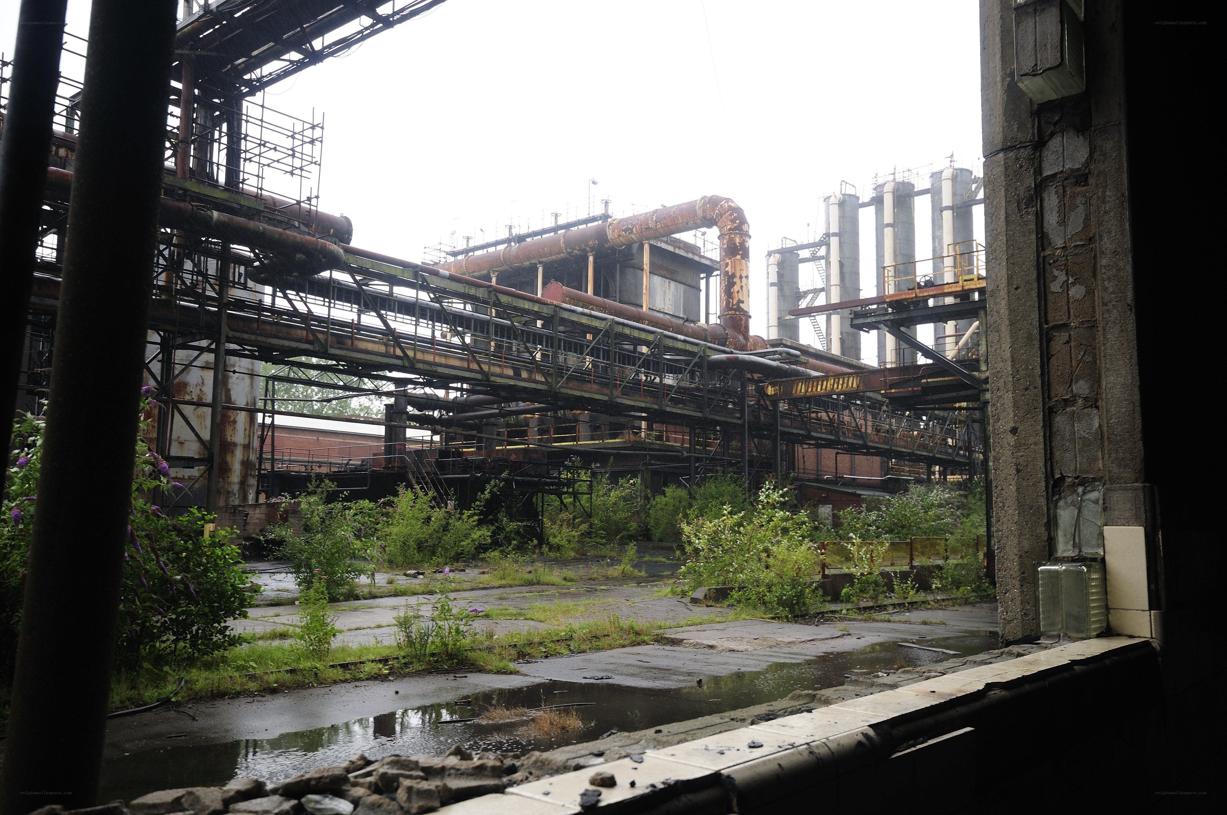 Abandoned industrial complex