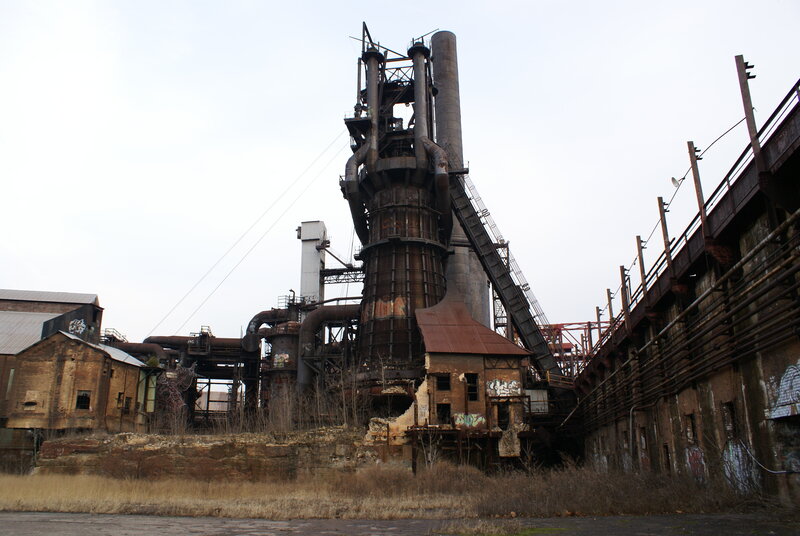 Abandoned Industrial Complex — Brown, Desolate