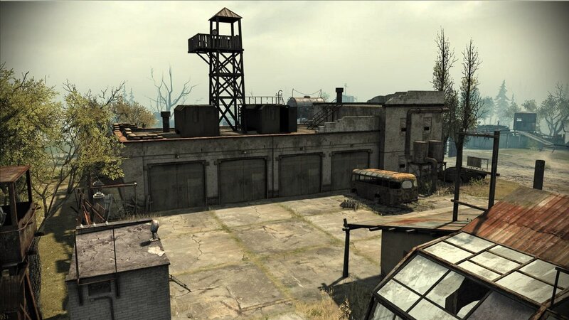 Abandoned Industrial Complex — Gray, Desolate