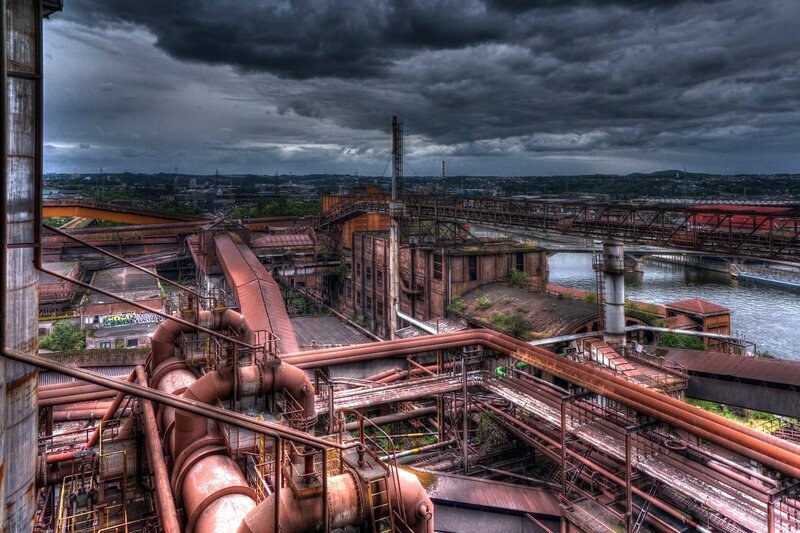 Abandoned Industrial Complex — Gray