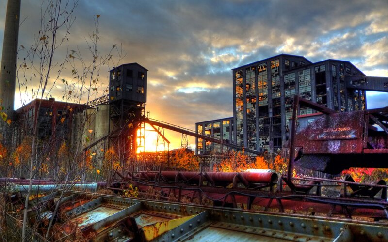 Abandoned Industrial Complex — Orange