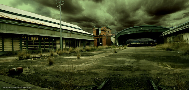 abandoned industrial complex
