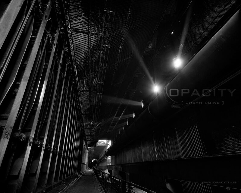 Abandoned industrial corridor