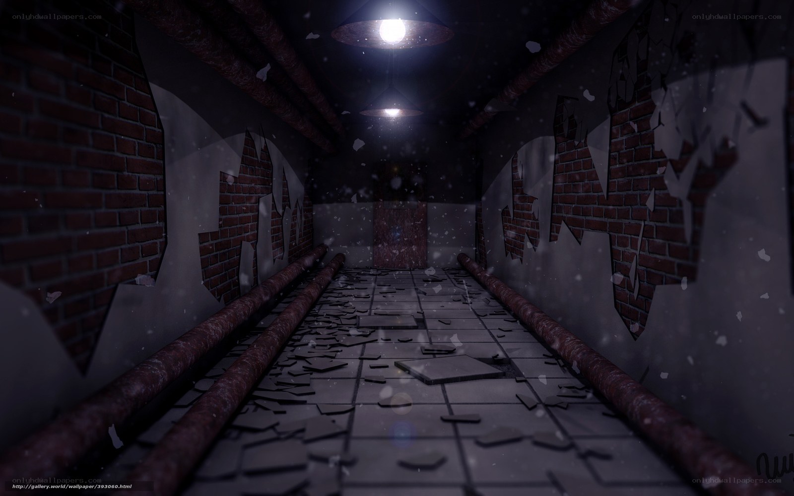 abandoned industrial corridor