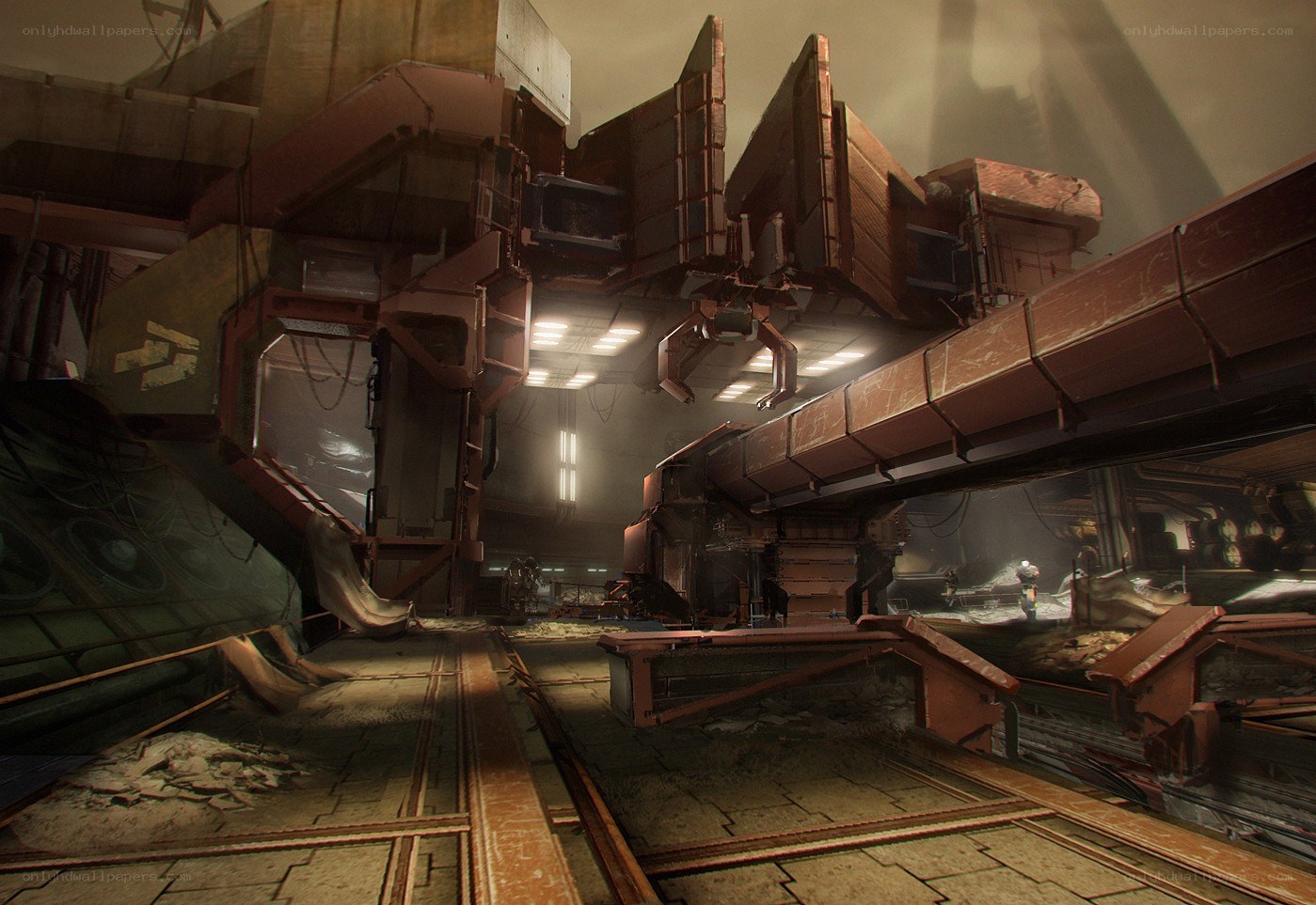 abandoned industrial facility