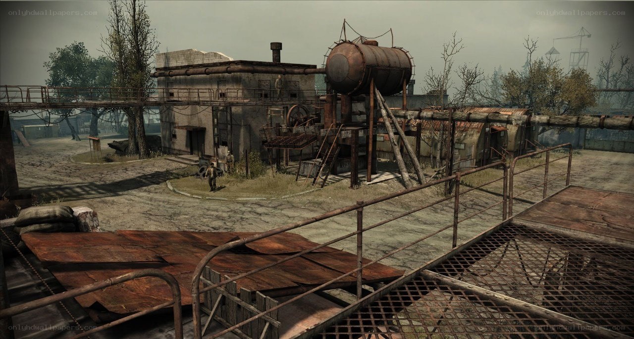 abandoned industrial facility