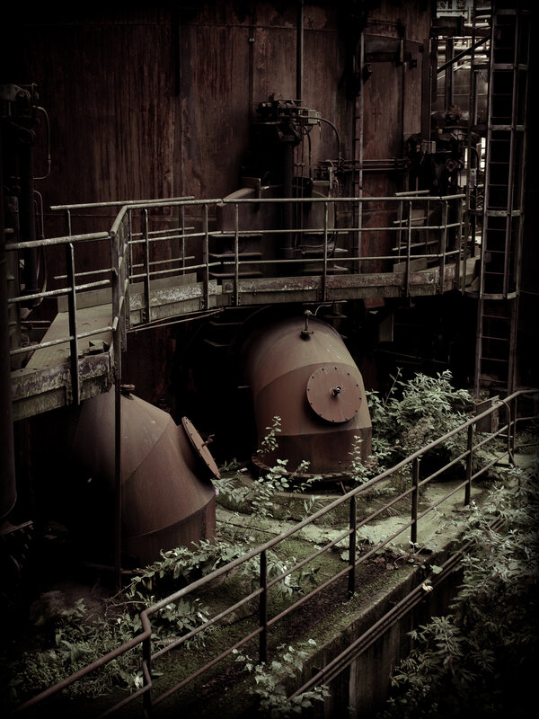 abandoned industrial facility
