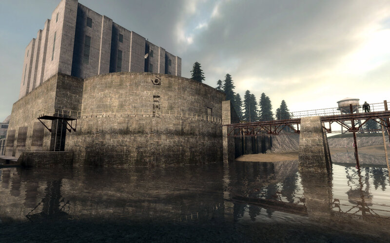 Abandoned industrial facility