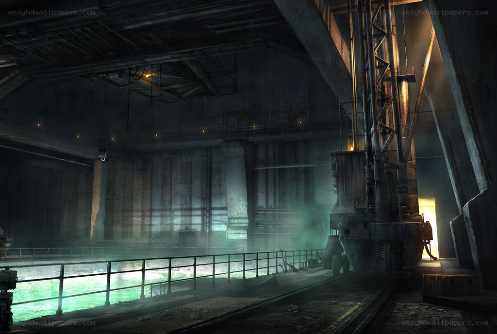 abandoned industrial facility