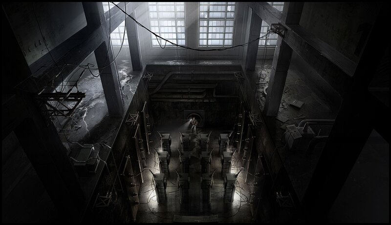 Abandoned industrial facility