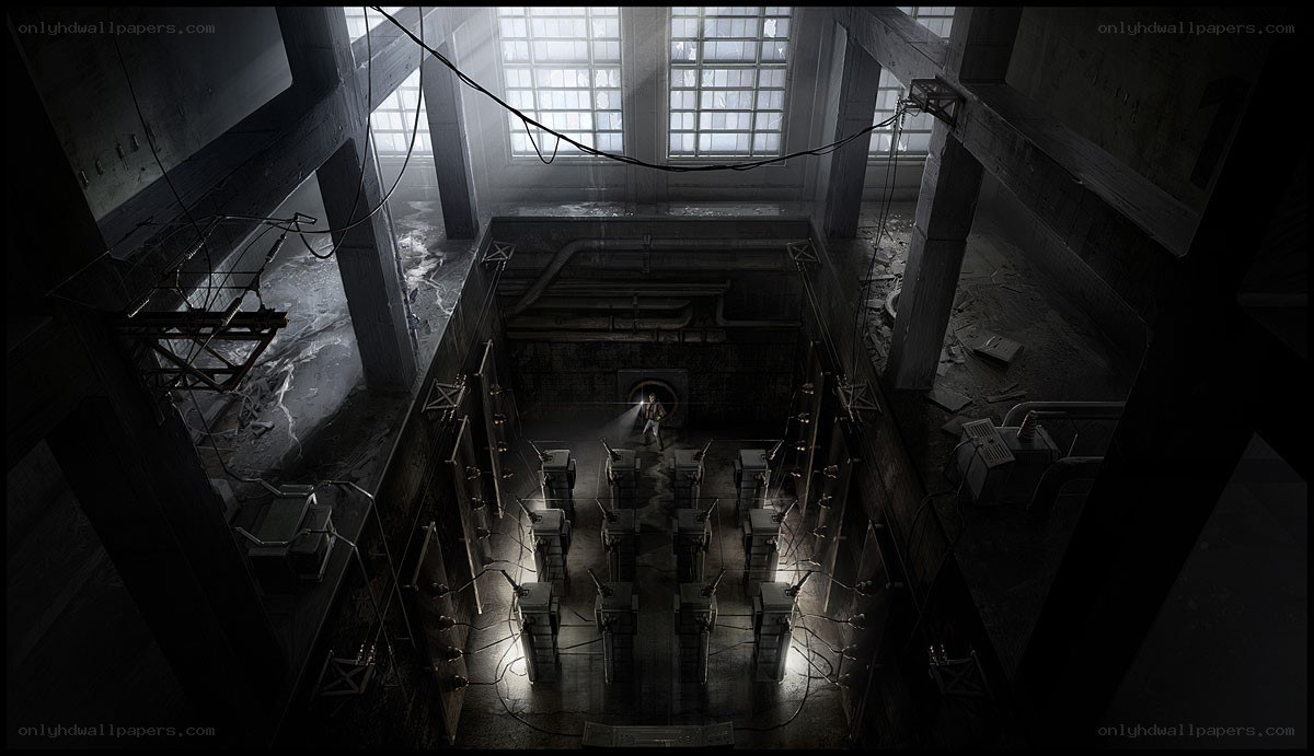Abandoned industrial facility