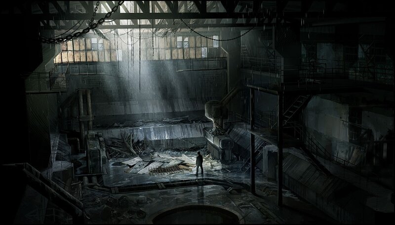 Abandoned industrial facility