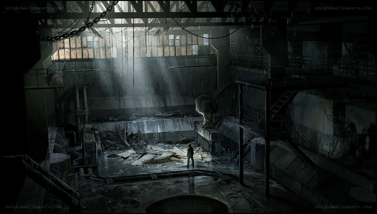 Abandoned industrial facility