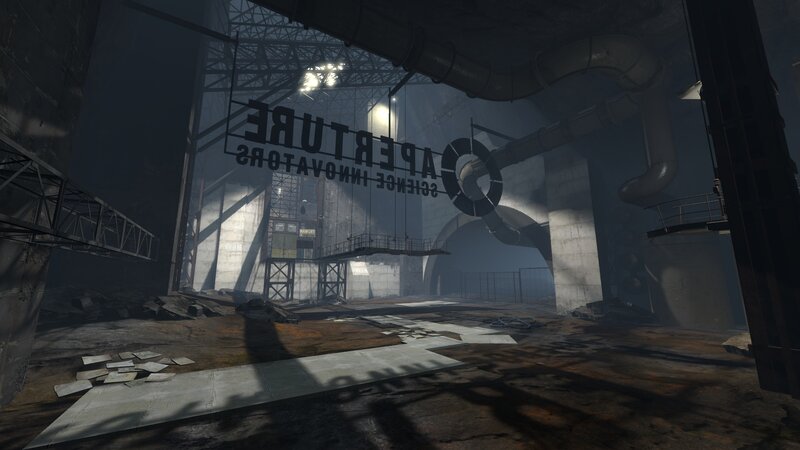 Abandoned Industrial Facility — Gray, Dramatic, 3d Render