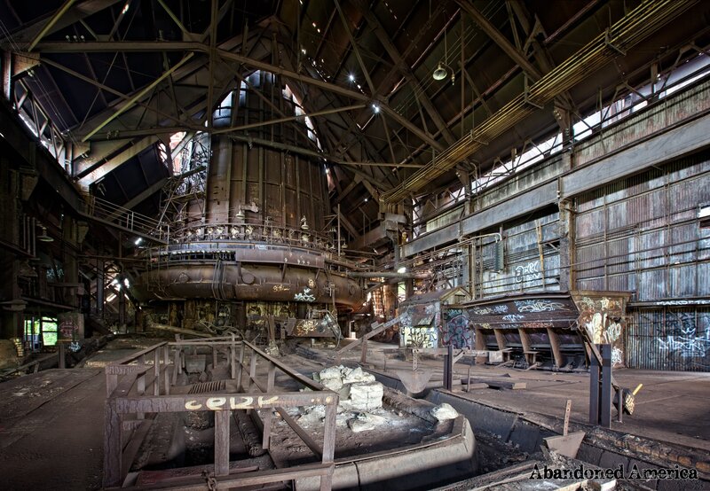 Abandoned Industrial Furnace — Brown