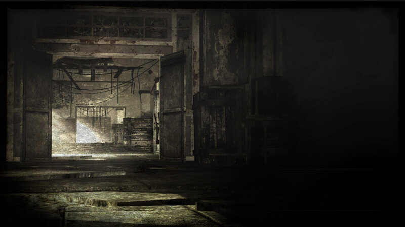 abandoned industrial interior